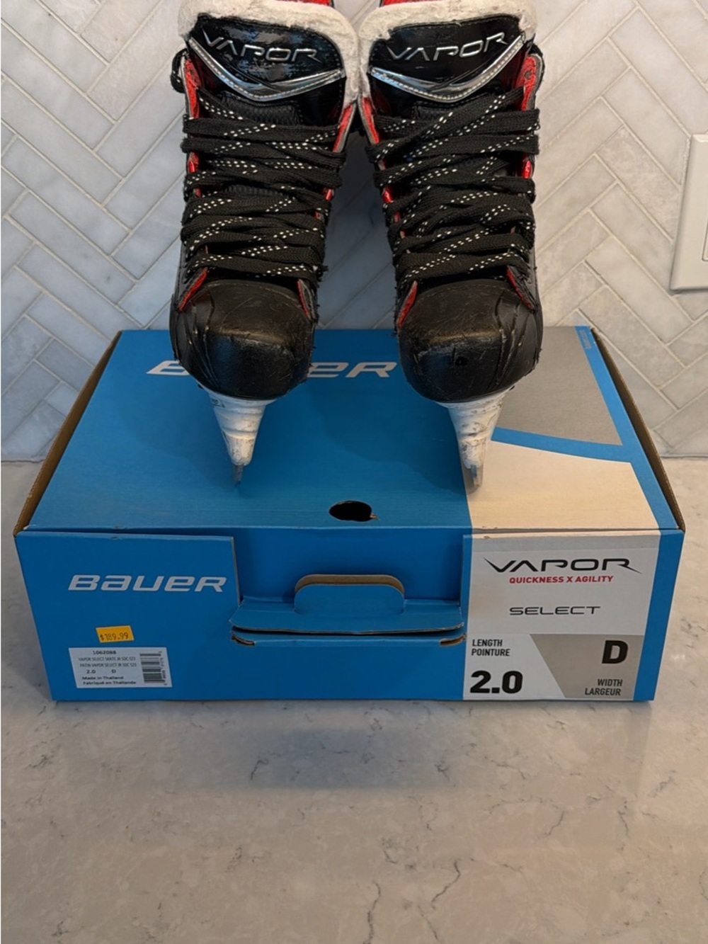 Bauer Vapor Select JR Hockey Skates Size 2